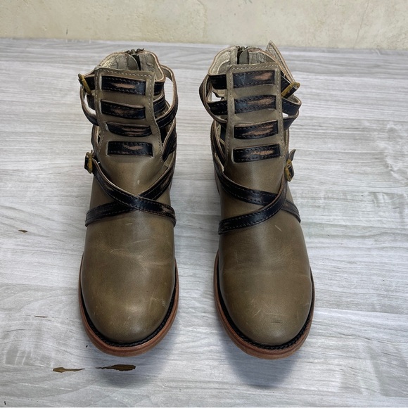 Freebird by Steven Stair Leather Ankle Strappy Bootie Women’s size 7 - Picture 3 of 17